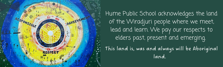 Hume Public School acknowledgement of country
